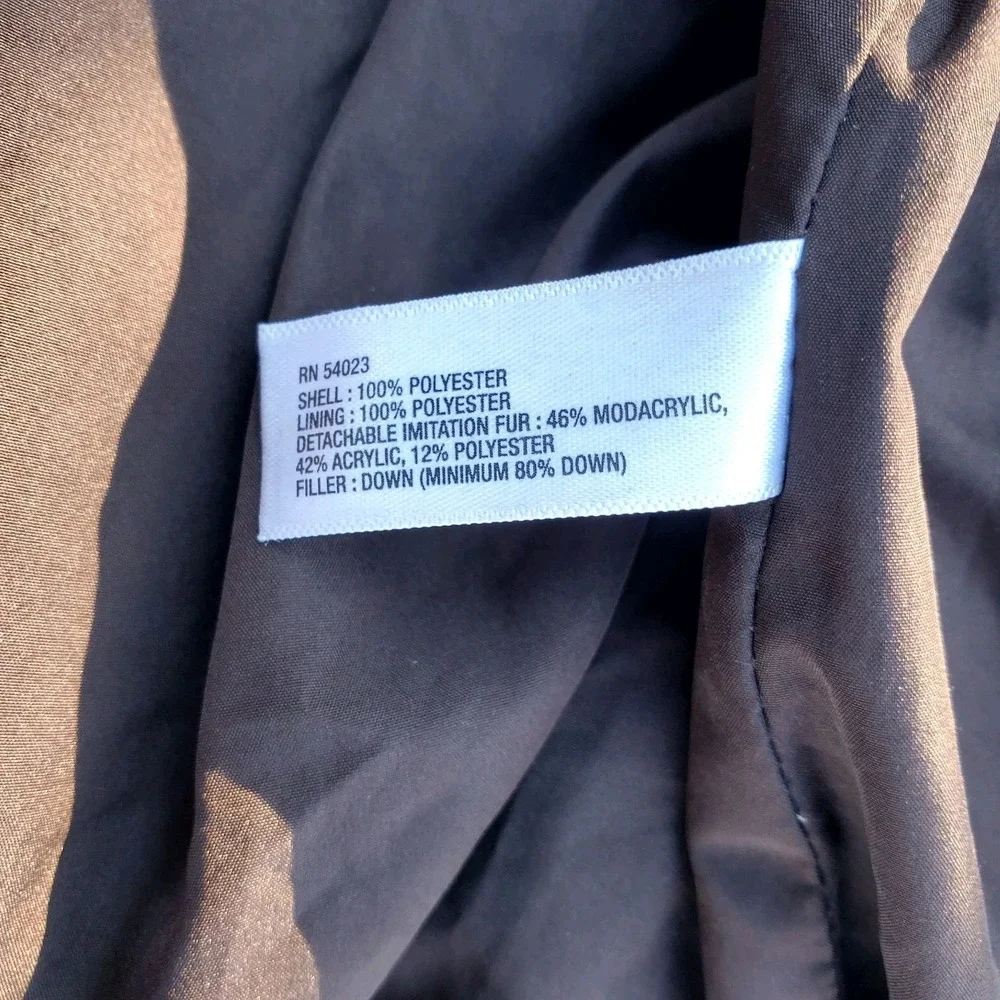GAP Kids ♡  Girls Brown‎ Puffer Long Parka Jacket Coat ♡ Size M (8)